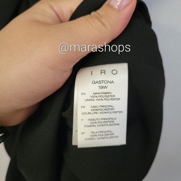 IRO Gastona ruched crepe mini dress - Picture 8 of 9